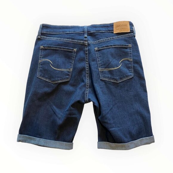 Signature by Levi Strauss Blue Jean Shorts (188-1) - Picture 2 of 2